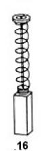 Carbon brushes 1342 for AEG - Atlas Copco power tools with automatic stop